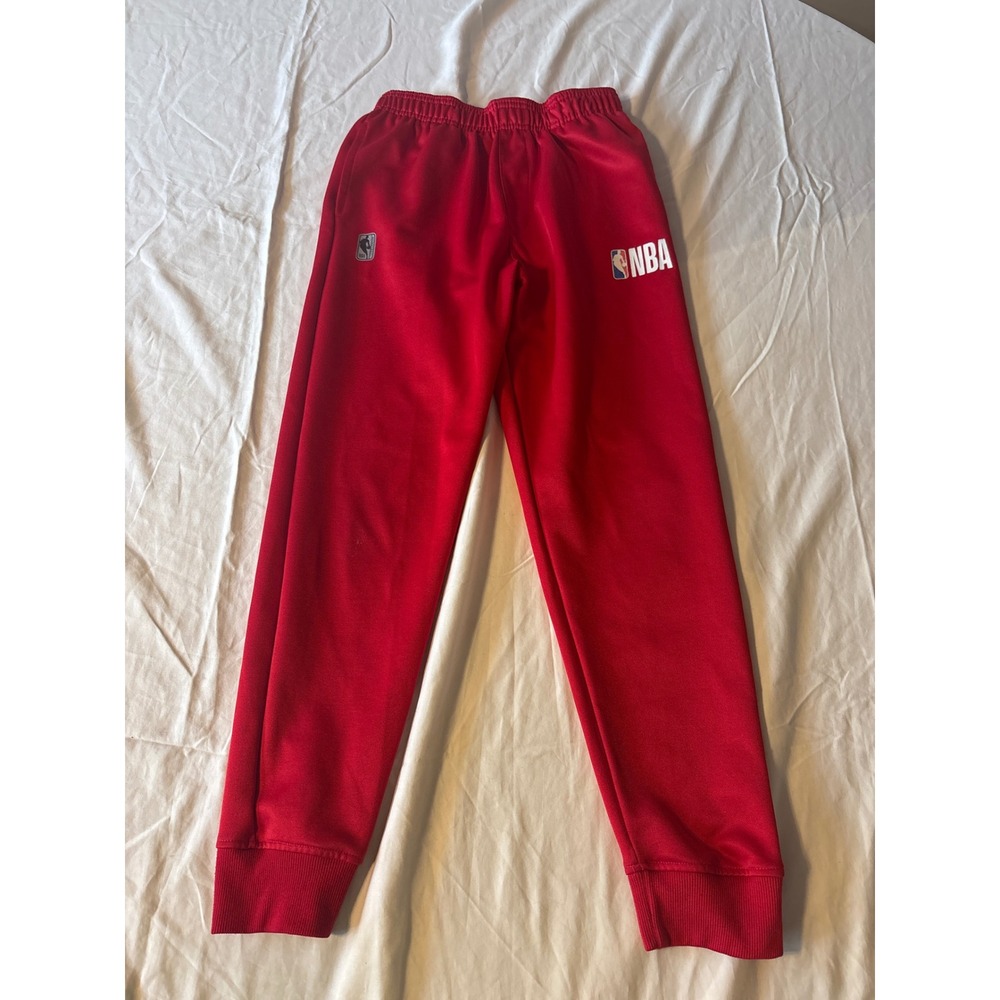 NBA Track Pants Youth 14-16 Red Jogger Sweatpants ZFYA853S
